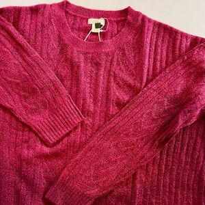 NWT Cable Knit Sweater - Legendary Outfitters - deep red Women’s XXL